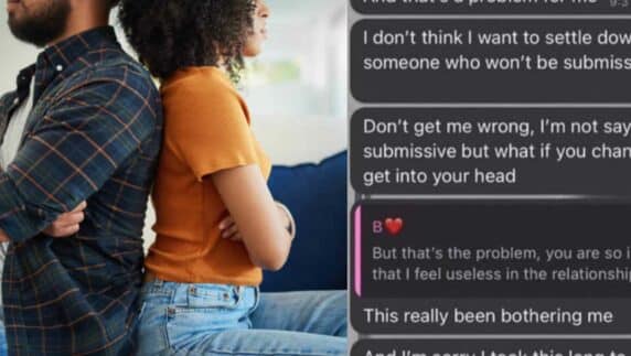 "You're too independent that I feel useless in the relationship" – Man says as he dumps girlfriend