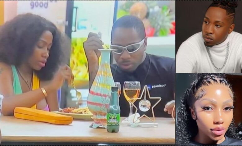 "She’s doing all this because of Ceec" — Mercy Eke and Ike spark speculations as the eats together for the first time in 6 weeks (Video)