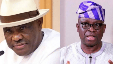 Fayose warns PDP against suspending Wike for being in Tinubu’s govt
