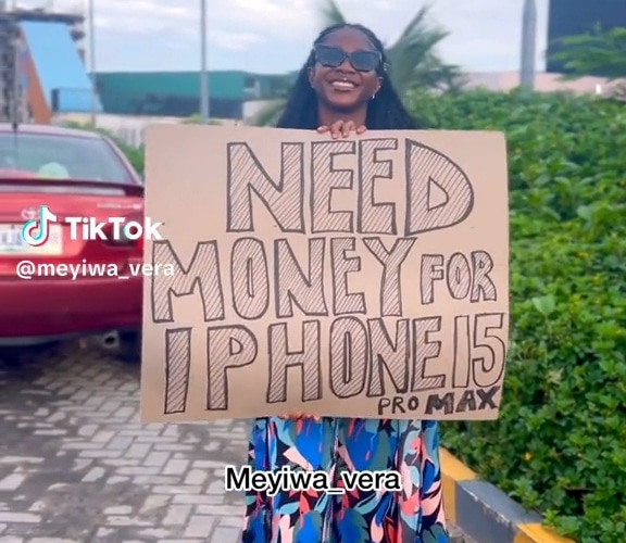 iPhone 15 pro max Lady Beg Money 
