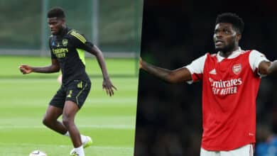 Thomas Partey to miss Arsenal's clash with Manchester United after injury