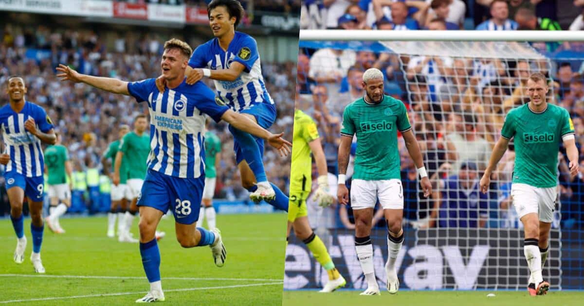 Epl Evan Ferguson Scores Stunning Hat Trick As Brighton Defeats Newcastle