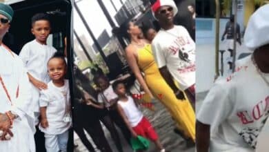 Wizkid causes stir with surprise visit to Lagos Beach alongside babymama, Jada P and his sons