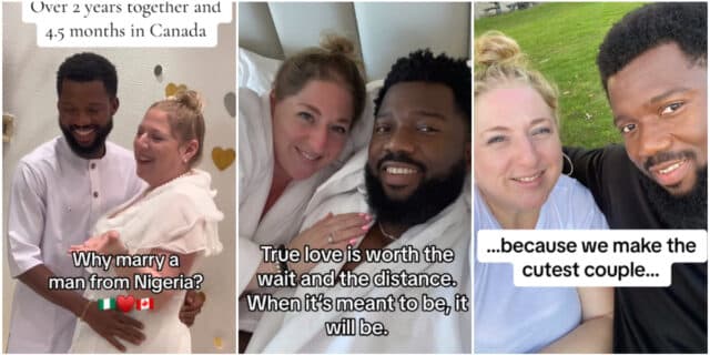 Nigerian man and his Canadian lover celebrate 2-year marriage anniversary
