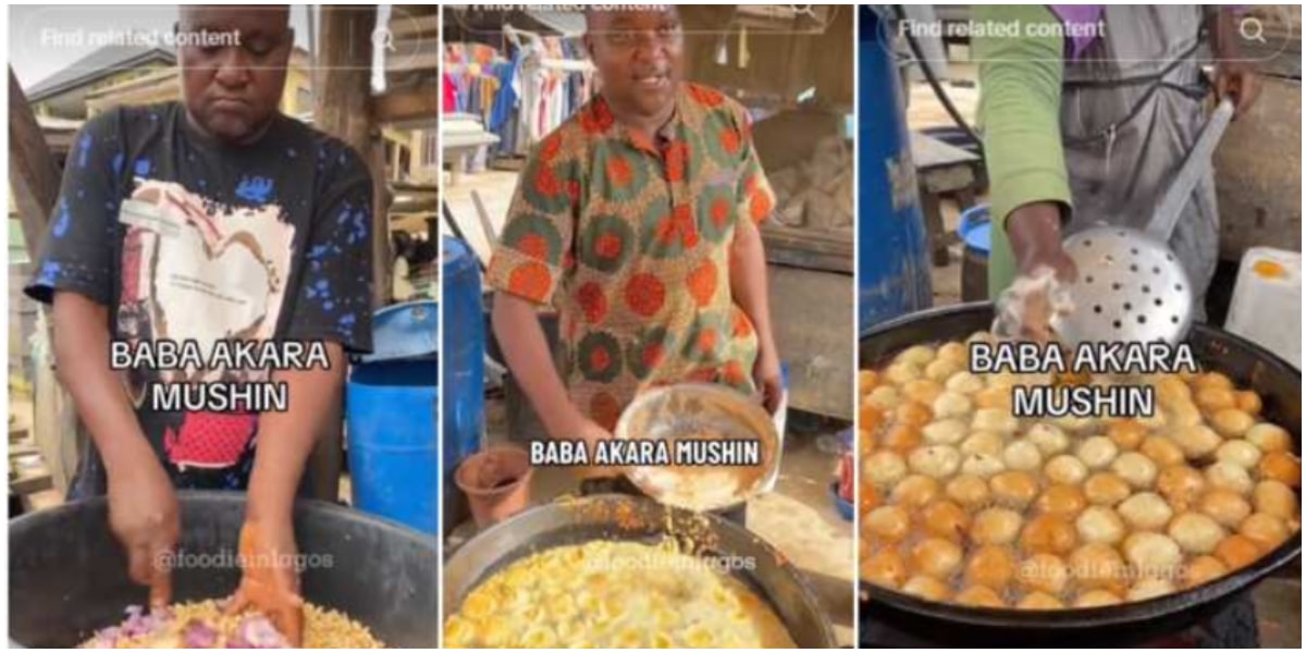 "Started with one derica of beans" - Igbo man opens up on how he built many houses from selling Akara in Lagos.
