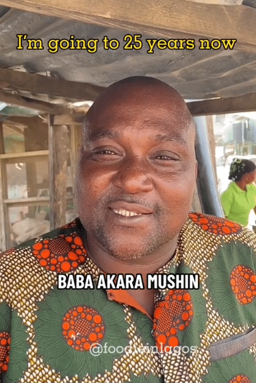 "Started with one derica of beans" - Igbo man opens up on how he built many houses from selling Akara in Lagos.