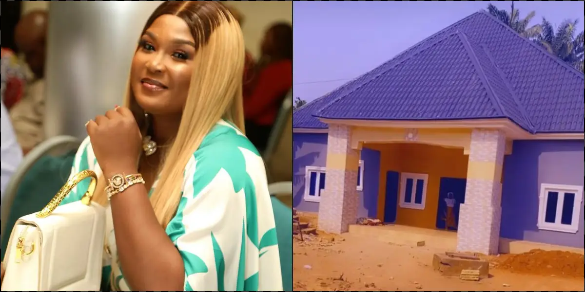 “A small gift for her” - Ruth Eze builds house for her mother