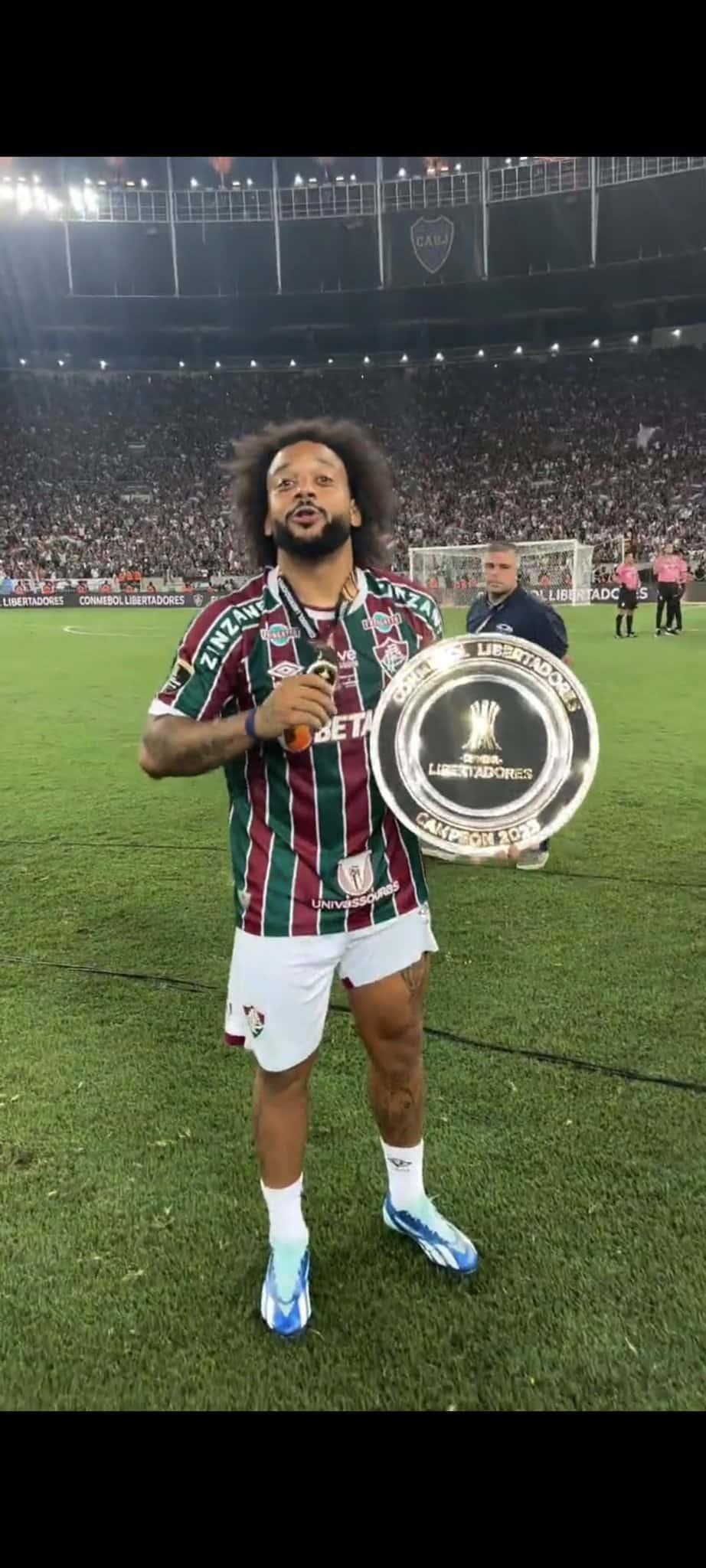 Real Madrid most decorated player Marcelo, adds Copa Libertadores to his trophy cabinet 