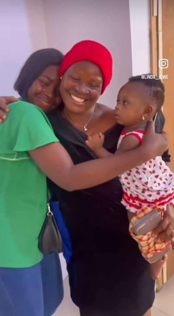 Emotional moment lady surprises parents with newly furnished house