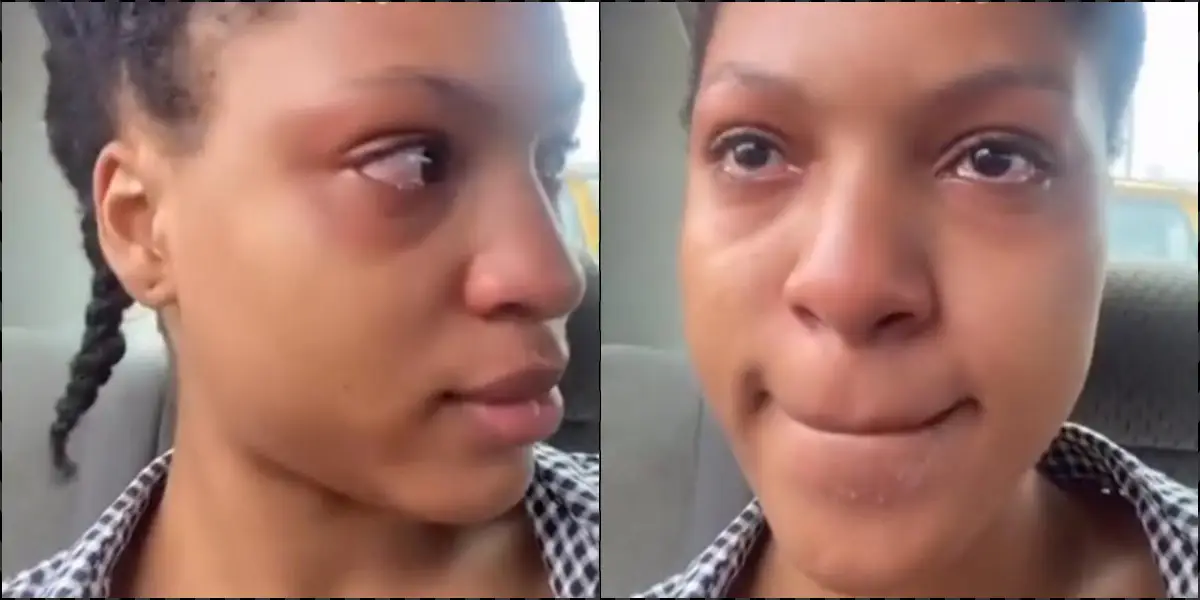 "Leaving home at 4:30a.m, returning 11p.m" - Lady breaks down in tears over stress of living in Lagos