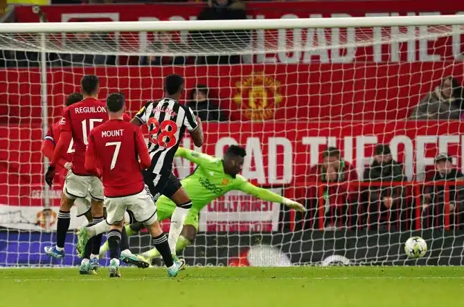 Manchester United are out of Carabao Cup after falling 3-0 to Newcastle