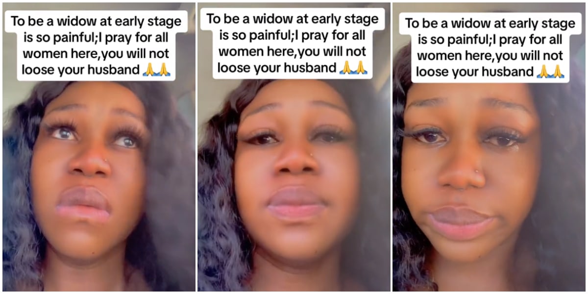 Lady who lost her husband at young age shares her experience