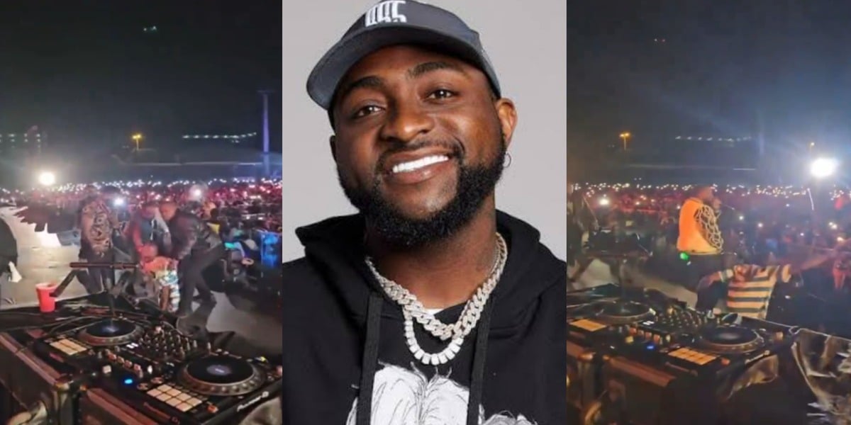 "Davido almost kicked him" - Fans divided as Davido's handling of physically challenged fan raises eyebrows