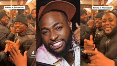 "I love that I’m Nigerian" - Goosebumps as Davido's hit song, 'FALL,' is played inside a train in Amsterdam