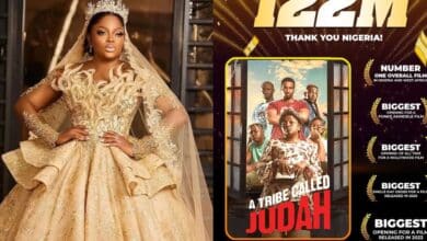 Funke Akindele's "A Tribe Called Judah" movie breaks record, becomes number one overall film in Nigeria and West Africa