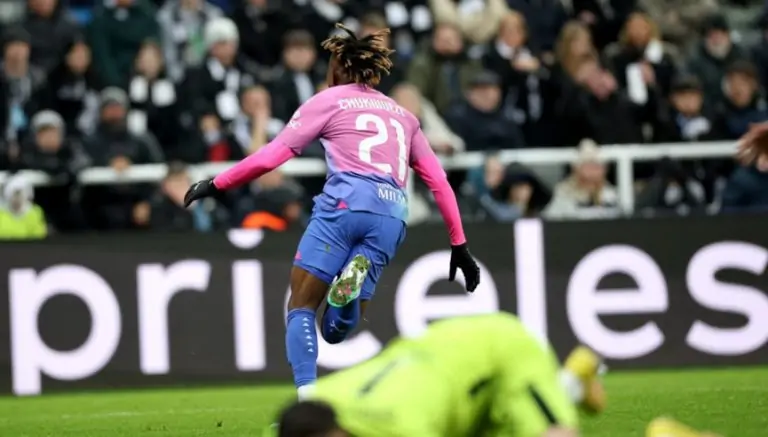 UCL: Newcastle crash out of Champions League, Europa, after late Chukwueze goal
