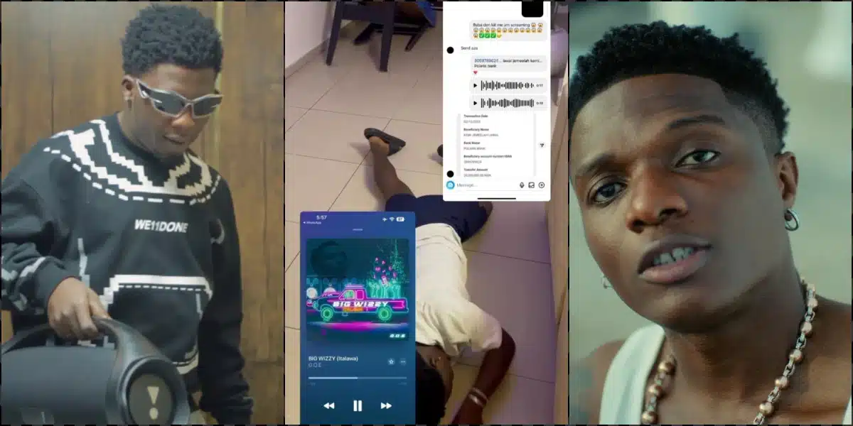 Wizkid gifts 'Ta Ta Ta' hypeman N20M for praising him in a viral track