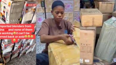 “None of them is working” – Entrepreneur who imported over 60 blenders from China cries out