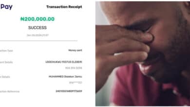 "My life savings" - Man cries out as person he mistakenly sent N200k withdraws everything, refuses to return the money