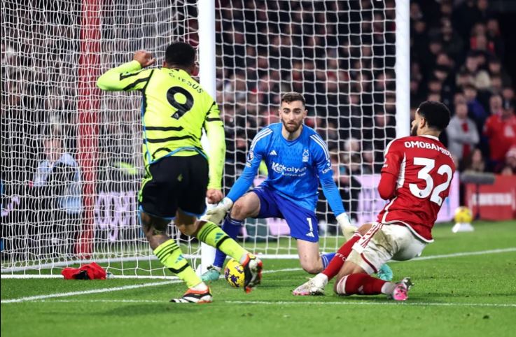 EPL: Saka shines as Arsenal break historic record with win at Nottingham Forest