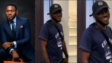 Deyemi Okanlawon shocked as Bimbo Adeboye discovers his lookalike on movie set