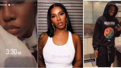 Mixed reactions as video director, Dammy Twitch visits Tiwa Savage’s house by 3am, says he's hungry