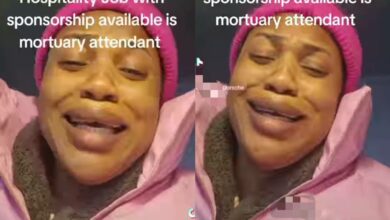 "After paying £18K for MSc in hospitality, the only job available is mortuary attendant" – Lady cries out