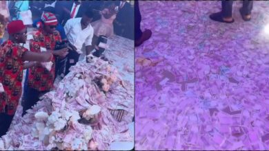 Speculations trail stash of money spent by businessmen at wedding