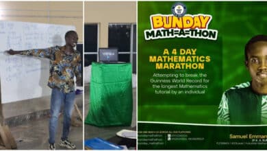 "Math-A-Thon" - FUTA student sets out to solve Math problems for 84 hours to break Guinness World Record