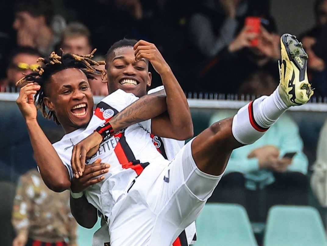 Serie A: Chukwueze on target as Milan thrash Verona 3-1