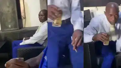 “He went to preach the gospel” — Uncomfortable moment man catches his pastor inside beer parlor