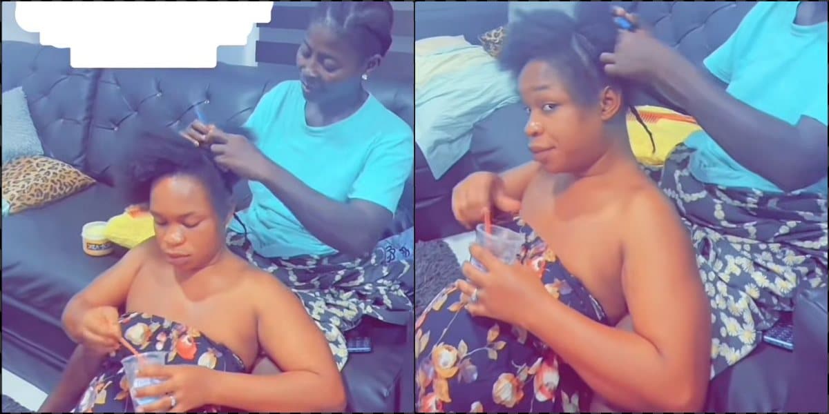 "She doesn't want me to do anything" - Pregnant lady gushes over caring mother-in-law