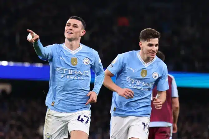 EPL: Foden bags hat-trick in City's 4-1 win over Aston Villa