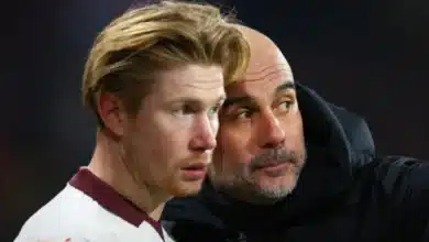 Pep Guardiola explains Kevin De Bruyne's absence in Real Madrid clash