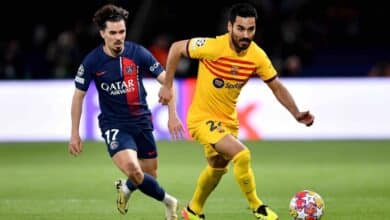 UCL: Raphinha stars as Barcelona edge PSG 3-2 in France