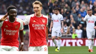 Arsenal pick narrow win against Tottenham in North London Derby