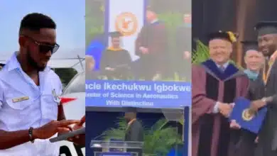 Netizens rejoice as BBN’s Miracle graduates with distinction in Masters