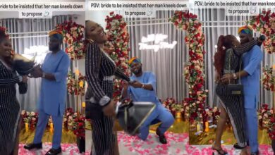 Bride-to-be calls the shots, insists partner must kneel to propose to her before accepting wedding ring