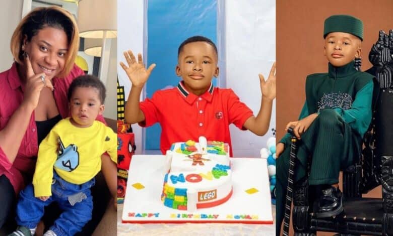 “Sometimes you wish they didn’t grow up” – Nkechi Blessing joyfully anticipates son's 5th birthday, spoils him with gifts