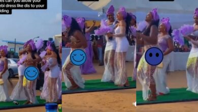 Asoebi ladies' dressing to wedding ignites controversy online