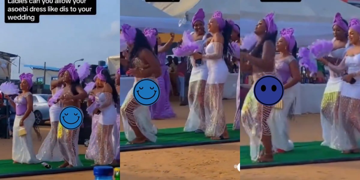 Asoebi ladies' dressing to wedding ignites controversy online