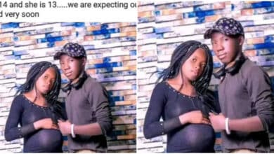 Photo of 14-year-old boy and 13-year-old girlfriend expecting their first child causes buzz online