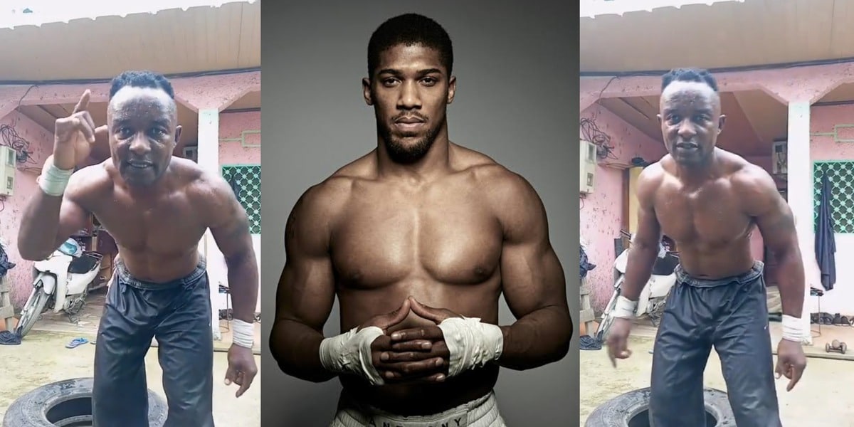 Nigerian man challenges Anthony Joshua to boxing match, vows to knock him out in 2 rounds