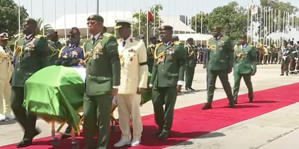 Body Of Late Chief Of Army Staff Lt Gen Lagbaja Arrives Abuja