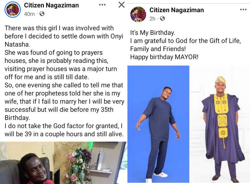 "Prophetess once said I will die at 35 if I don't marry my ex-girlfriend" — Man recounts as he marks 39th birthday 