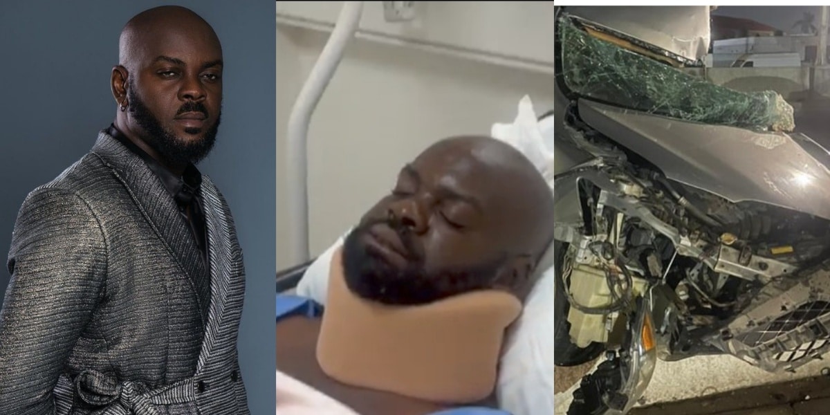 “I made it out of the accident alive" – Kelechi Udegbe thankful as he survives ghastly car accident