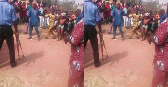 Male student apprehended after the boxers of his male classmate was found tied with a charm (Photo)