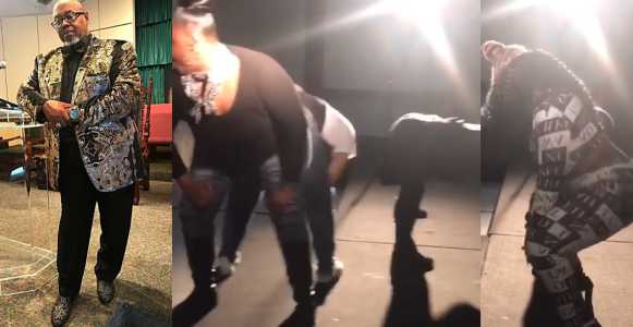 Pastor Thaddeus Matthews shares a video from the weekly twerking session at his church in the U.S