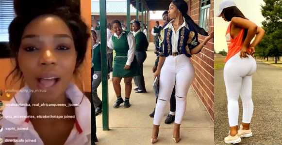 The curvy teacher has now spoken on a live video, were she stated that she knows she is now popular and also aware of several comments about her like people saying they are not going to concentrate and other things.