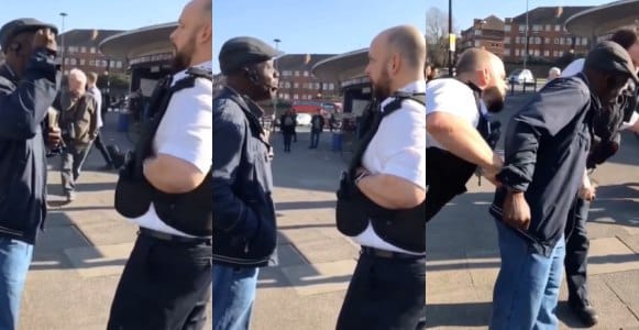 Nigerian preacher arrested on the street of London for public disturbance (Video)